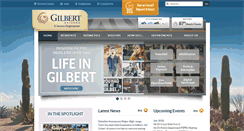 Desktop Screenshot of gilbertaz.gov
